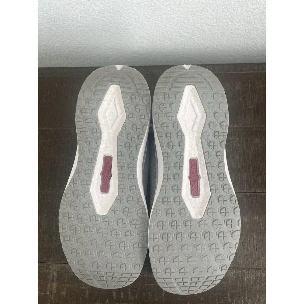 Orthofeet Gray Nira Hands Free Athletic Sneakers D Wide